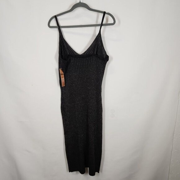 NWT Almost Famous Ribbed Bodycon Dress in Black Size 3X - Picture 3 of 8